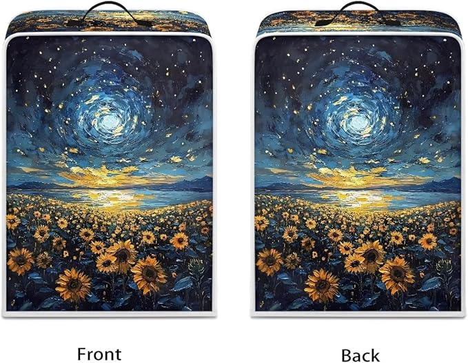 Mumeson Sunflower Starry Coffee Maker Cover Dust Protection Home Kitchen - Image 2