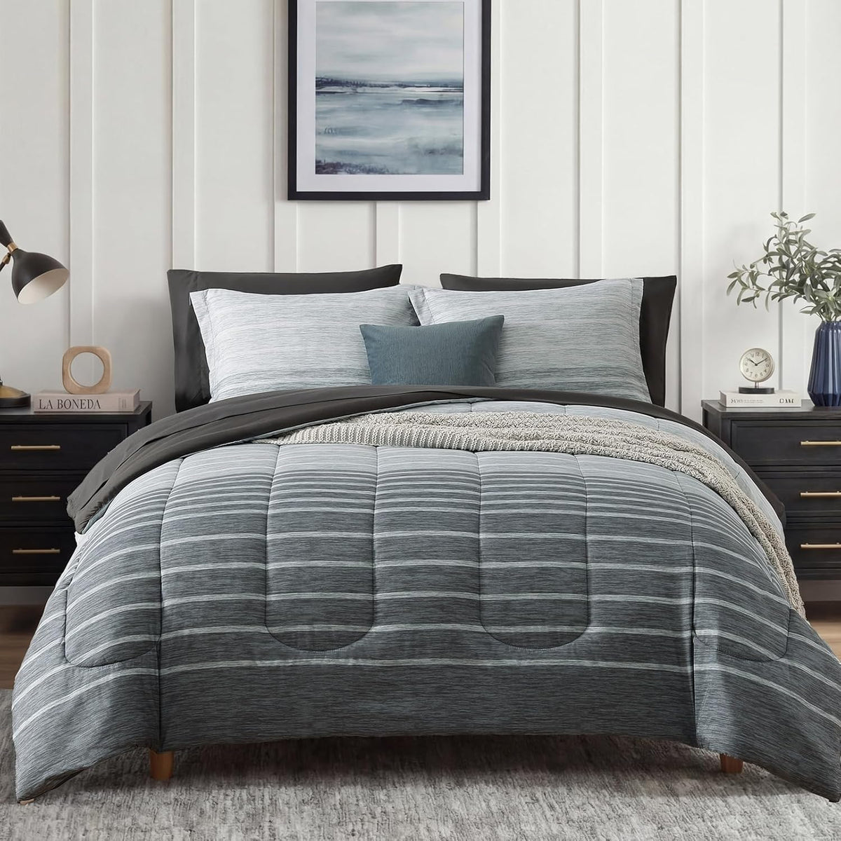 monbix full size comforter sets - 7 pieces, main product view