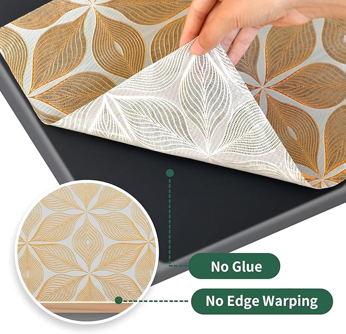 3D Drawer and Shelf Liner for Kitchen Cabinet: 17 in X 30 Ft Waterproof Shelf - Image 5