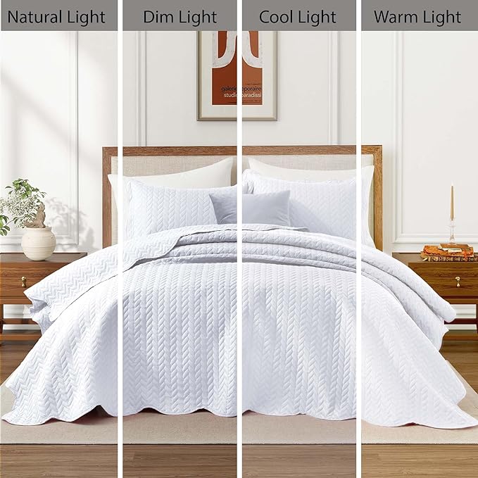 IR Imperial Rooms California King Quilt Bedding Set Size + 2 Pillow Shams - Image 6