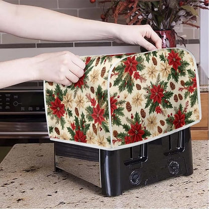 ZFRXIGN Christmas Flower Toaster Covers Mushroom Toaster Cover 4 Slice Small - Image 2