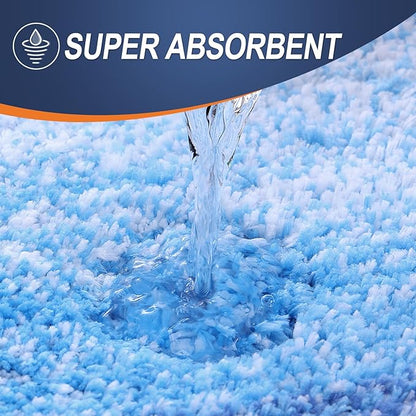 OLANLY Bathroom Runner Rugs 59x24, Extra Soft Absorbent Microfiber Bath Rugs - Image 3