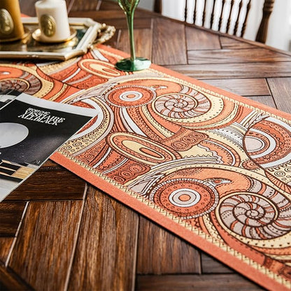 13×72 Inch Table Runner, Retro-Luxury Tassels Series - Image 8