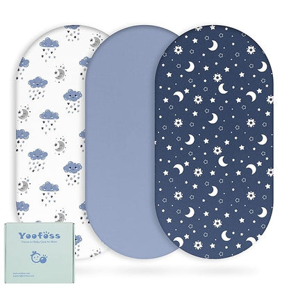 Yoofoss Bassinet Sheets for Baby, Baby Delight, Angelbliss, Soft Breathable by YOOFOSS