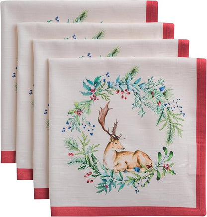Maison d' Hermine Cloth Napkins Set of 4 100% Cotton by MaisondHermine