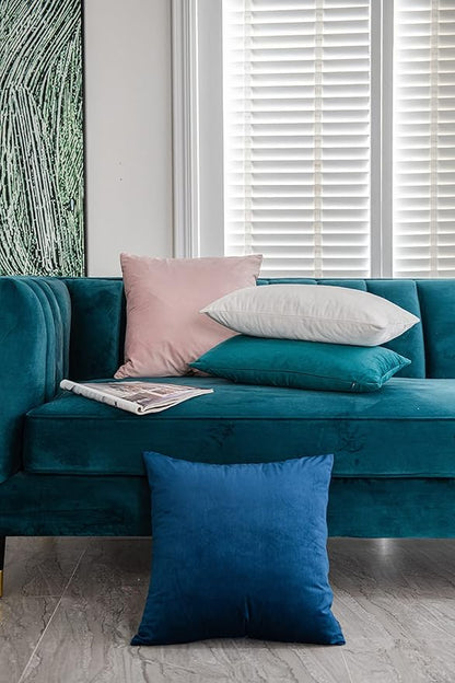 12x20 Throw Pillow Cases Teal Christmas: 2 Pack Cozy Soft Polyester Rectangular - Image 5