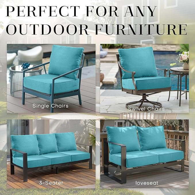 Rilyson Patio Cushions for Outdoor Furniture - Image 7
