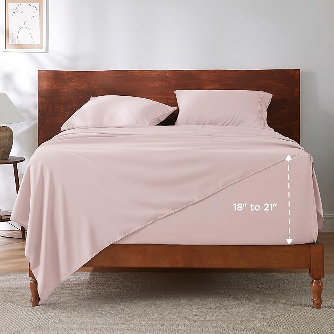 Bedsure Deep Pocket Queen Sheets Set - Image 8