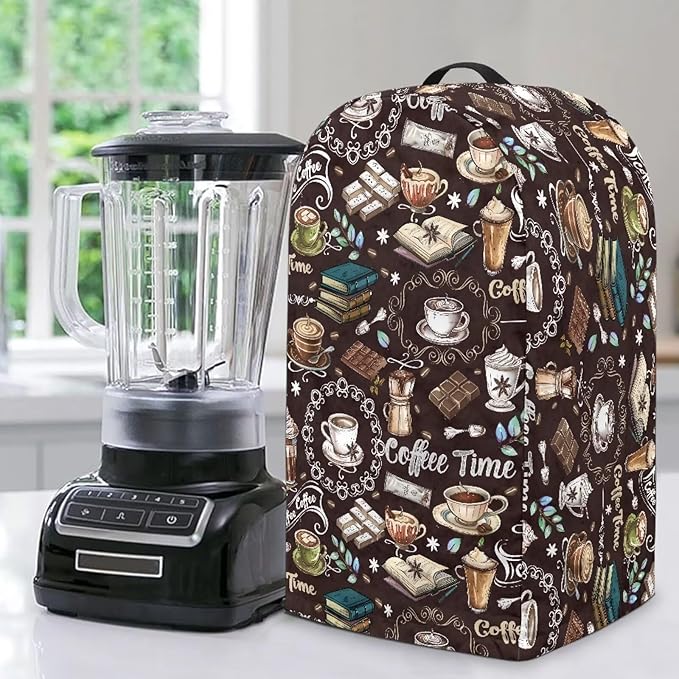 Book Coffee Time Blender Cover Kitchen Coffee Maker Cover Dust Protection Home by Unknown
