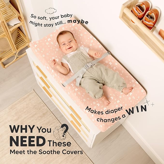 2-Pack Organic Changing Pad Covers - Image 2