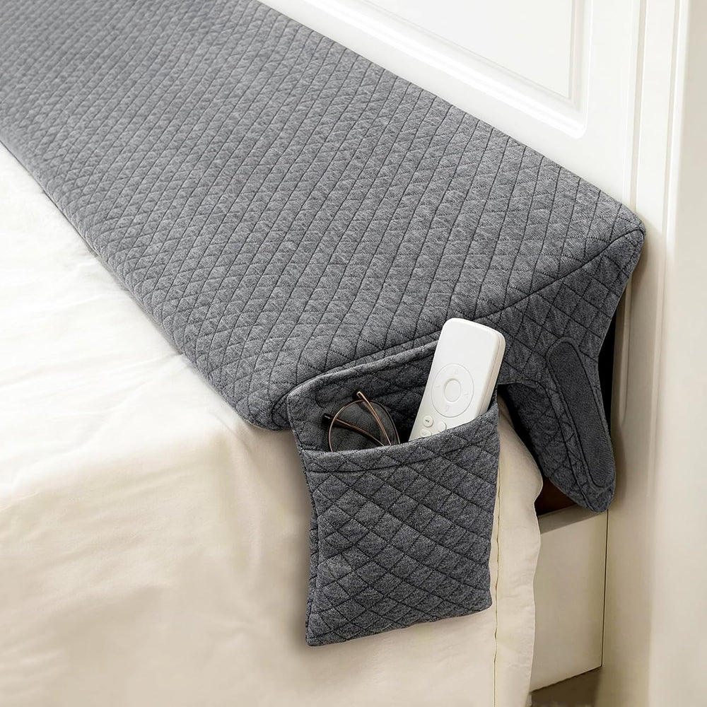 JZHLLA Triangle Bed Gap Filler Queen, Prevent Items from Falling