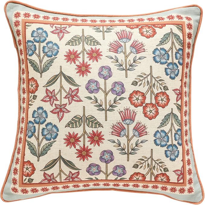 Blue Throw Pillow Covers, Cottage Rustic Farmhouse by bilingaier