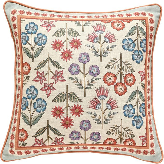 Blue Throw Pillow Covers, Cottage Rustic Farmhouse by bilingaier