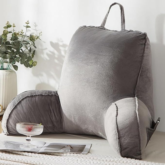 Reading Pillow for Sitting in Bed Adult, Back Pillow for Bed Sitting Up by StarAneer