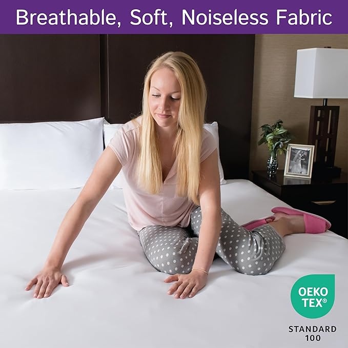 Split Top King Waterproof Mattress Protector - Image 5