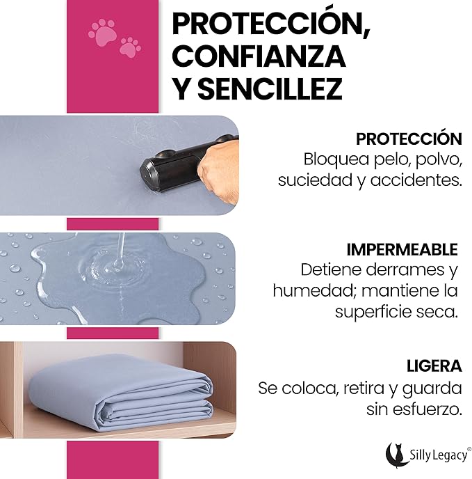 SILLY LEGACY Thin Reversible Waterproof Protective Cover or Liner - Image 5