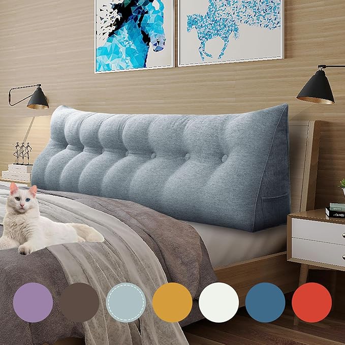 14 lbs Thickened Headboard Pillow Wedge Pillow Headboard Reading Pillow Bed - Image 3