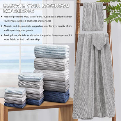 4 piece bath towel set 35"x70"oversized bath towel, package contents