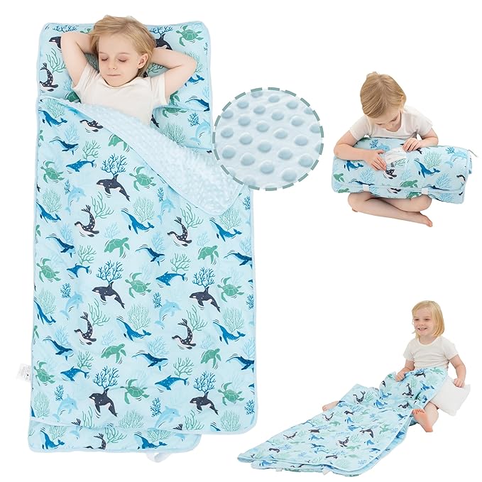 Viviland Toddler Nap Mat, Rolled Sleeping Mats by VIVILAND