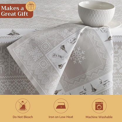 Maison d' Hermine Cloth Napkins Set of 4 100% Cotton - Image 5