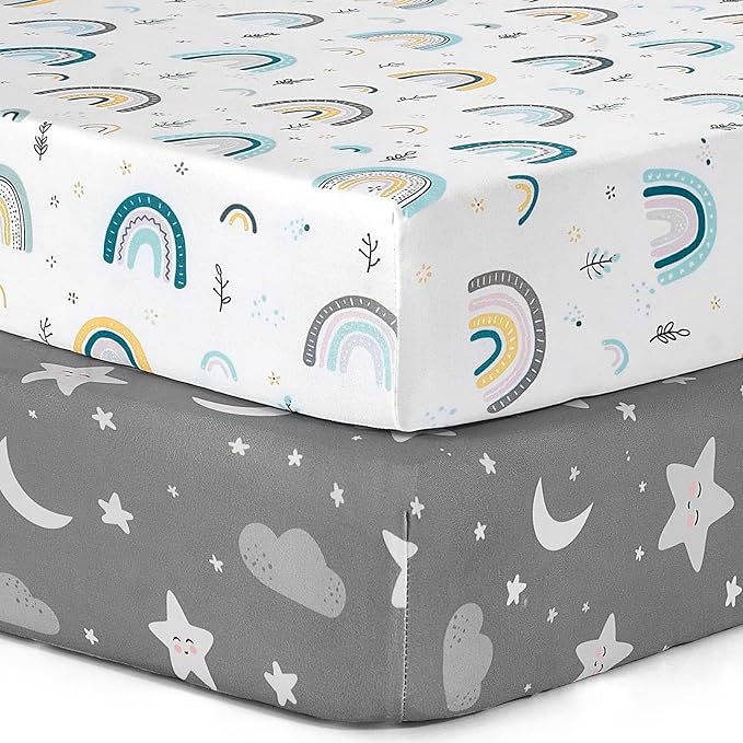 BBROLEX Baby Fitted Crib Sheets: Kid Crib Sheets by BROLEX