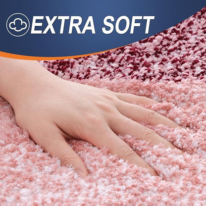 OLANLY Luxury Toilet Rugs U-Shaped 24x20, Extra Soft and Absorbent Microfiber - Image 3