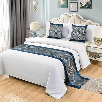 Bed Runner for Guest Room，Luxury Bed Runner，Wedding Bed Runner，Embroidered Bed by Unknown