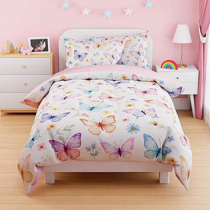 SANDJEST Butterfly Duvet Cover Sets Full Size - Image 7