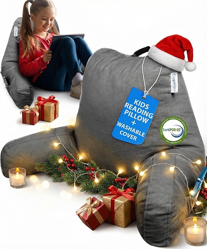 ComfortSpa Reading Pillow for Kids Teens Adult, Back Rest Pillow by ReadingPillow