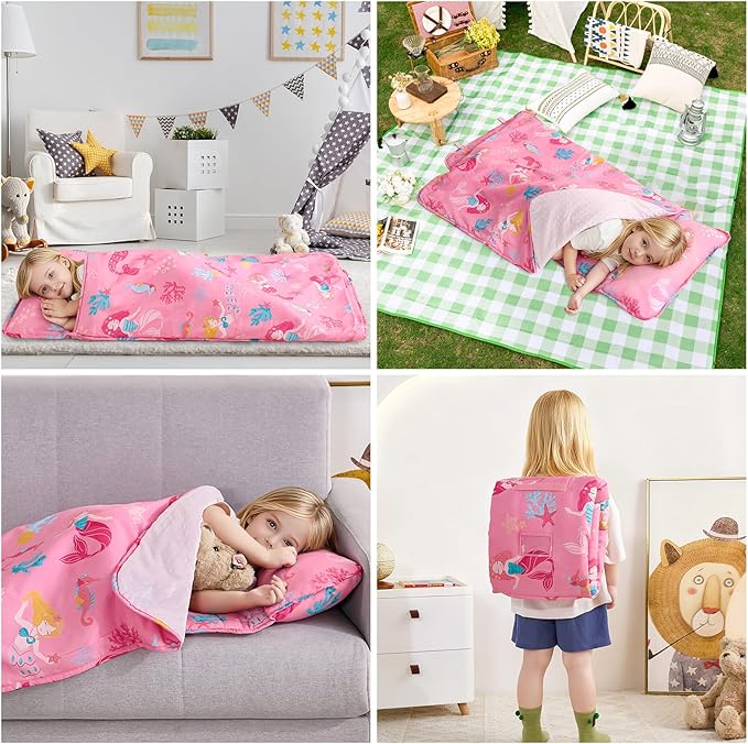 DJY Toddler Nap Mat, Kid Slumber Bag - Image 6