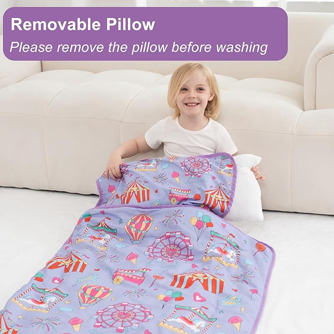 Viviland Toddler Nap Mat, Rolled Sleeping Mats - Image 5