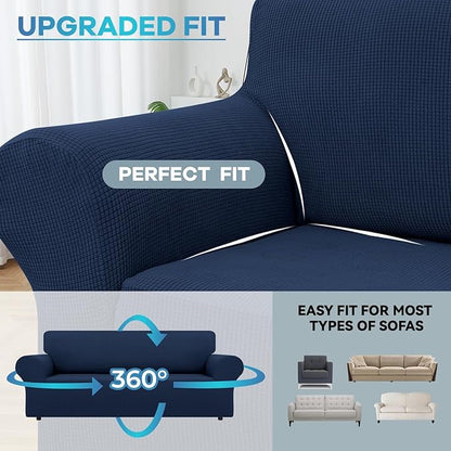 LURKA Stretch Sofa Slipcovers 1 Piece Couch Covers - Image 4