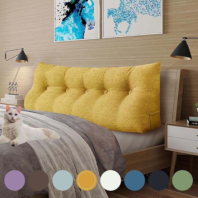 11 lbs Thickened Headboard Pillow Wedge Pillow Headboard Reading Pillow Bed - Image 3