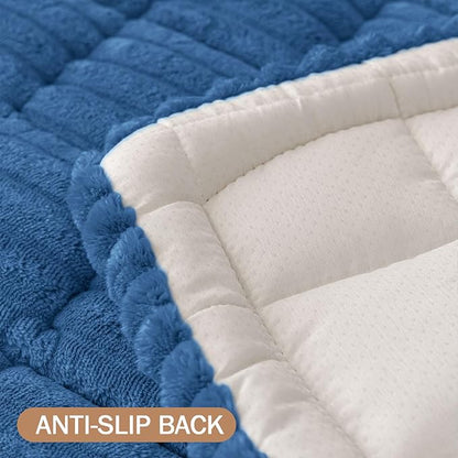 Smiry Couch Cover for Dogs Washable, Non Slip Fuzzy Pet Couch Covers for 3 - Image 8