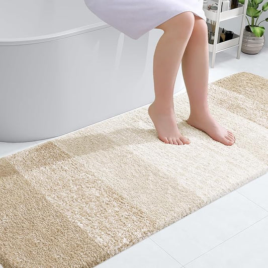 OLANLY Bathroom Runner Rugs 70x24, Extra Soft Absorbent Microfiber Bath Rugs by OLANLY