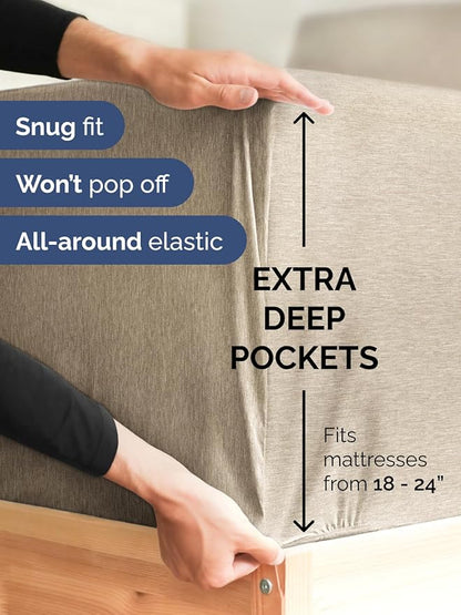 Extra Deep Pocket Cal King Sheets - Image 3