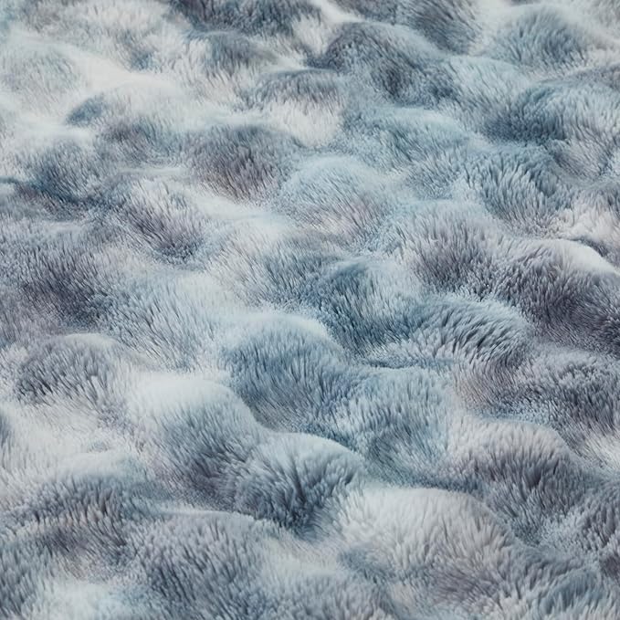 Faux Fur Throw Blanket for Couch Cozy Fuzzy Soft Plush Thick Fluffy Fleece - Image 2