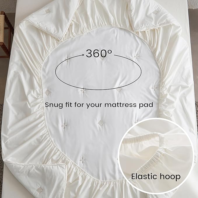 Simple&Opulence Cooling Quilted Mattress Pad – Fitted Sheet Mattress Protector - Image 6