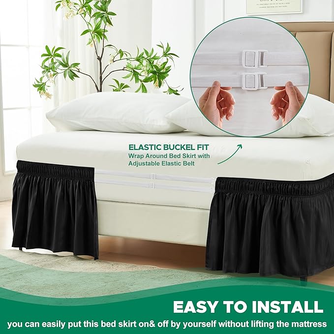 Biscaynebay Wrap Around Bed Skirts - Image 4
