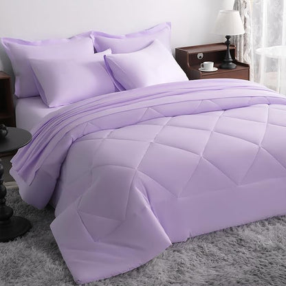 NTBAY Queen Comforter Set with Sheets, 7 Pieces Soft and Breathable Queen by NTBAY