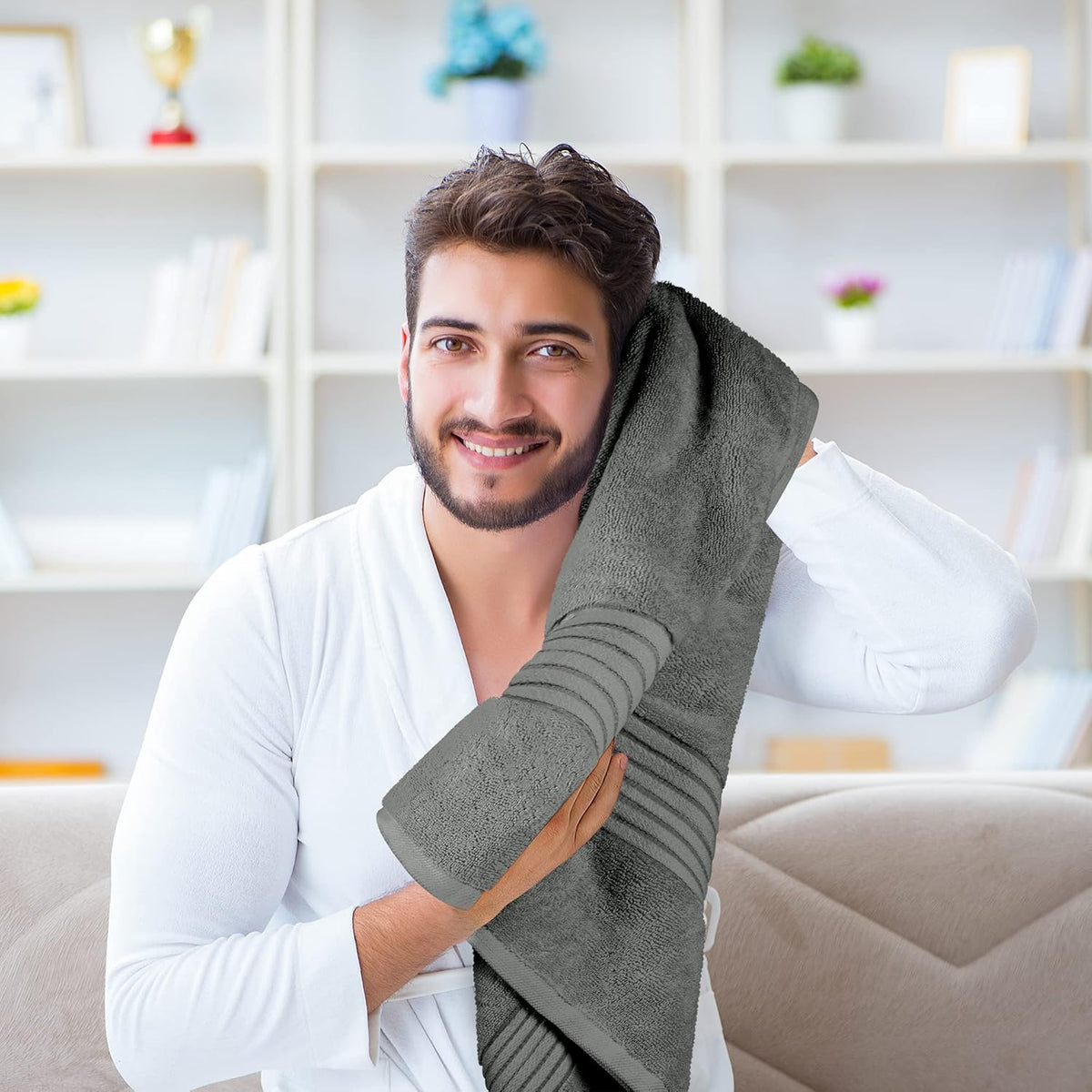utopia towels 4 pack bath towels set, 27, package contents