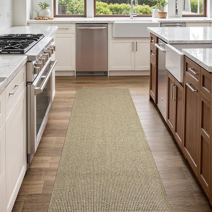 Uphome Kitchen Runner Rug, Low Pile Woven Cotton Modern Carpet Runners - Image 7