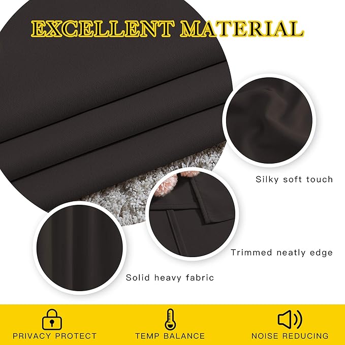 NICETOWN Blackout Draperies Curtain Panels - Image 4