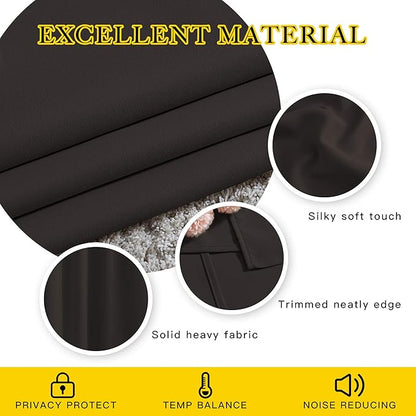 NICETOWN Blackout Draperies Curtain Panels - Image 4