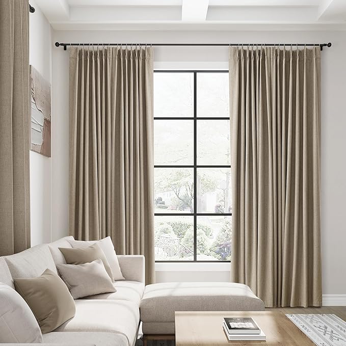 Khaki Blackout Curtains 84 Inch Long - Image 6