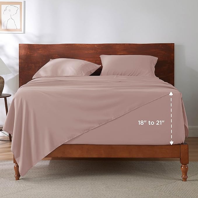 Bedsure Deep Pocket King Sheet Set - Image 8