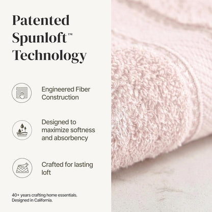 modern threads spun loft 6 piece bath towel shown in use