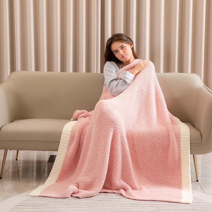 Snuggle Sac Pink Throw Blankets - Image 9