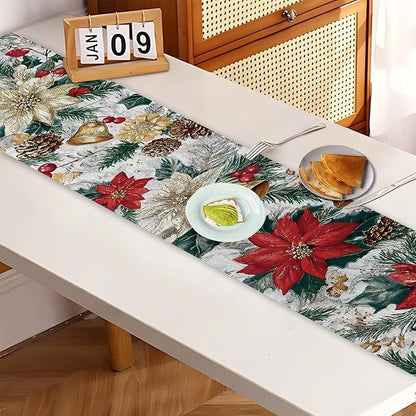 Christmas Table Runner – 13x72 Inch Holiday Table Decor - Image 8