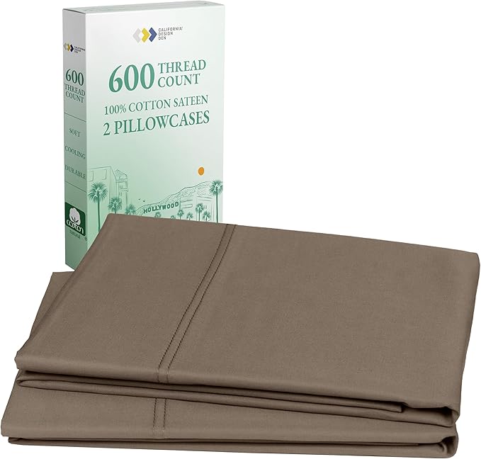 California Design Den Luxuriously Soft Hotel Quality 600 Thread Count, 100% by CaliforniaDesignDen